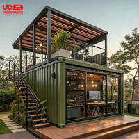 Café préfabriqué Urdream avec intérieur complet pour les boutiques de café et de boissons