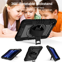 Coque robuste 3-en-1 antichoc PC + silicone avec béquille rotative 2026 pour REDMI Pad 2 SE 9.7 – Vente en gros usine