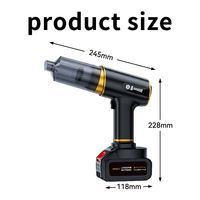 Aspirateur à main sans fil rechargeable par USB, souffleur, aspirateur de poussière, avec plusieurs embouts pour voiture et maison