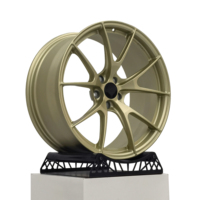 Rines Forjados Maiersu 5x108 1x112 5x114.3 5x120 Pulgadas Color Oro para Autos BMW F30 M2 F87 Corvette Toyota Corolla