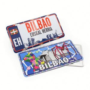 Placa de Matrícula Decorativa de Aluminio con Logotipo en Relieve, Tamaño Estadounidense, Placa de Recuerdo Personalizada con Número de Coche Antiguo - Product Image 1