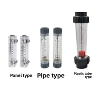 Prix d'usine en gros du rotamètre de débit d'air de connexion filetée en acier inoxydable 20gpm avec régulateur pour le traitement de l'eau