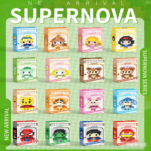 Regalos Infantiles al por Mayor: Juegos de Bloques de Construcción con Forma de Animales de Dibujos Animados, Regalo Perfecto para Niños <span class=keywords><strong>y</strong></span> Niñas, Juguetes Educativos - Product Image 5