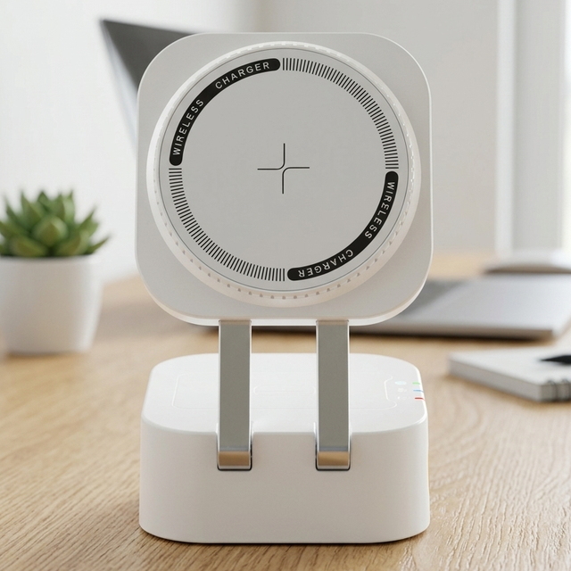 Product Wholesale 3-in-1 Fast Magnetic Wireless Charging Stand Foldable and Portable Phone Holder With Cable