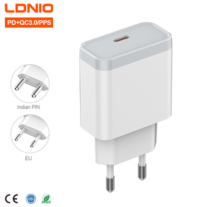 LDNIO Q122 공장 가격 오리지널 PD 27W USB C 타입 C 케이블 전화기 전원 어댑터 PD 고속 충전기 모바일폰 - Product Image 1