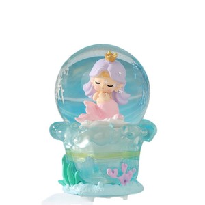 Nuova Sfera di Cristallo Luminosa a Tema Principessa Sirena, Ornamento Decorativo in Vetro Oceanico, Giocattolo per Studenti e Bambini, Regalo per Matrimoni - Product Image 5