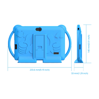Tableta Educativa FHD de 7.0 Pulgadas de Alta Gama para Niños, Tableta Android Resistente con Carga Rápida