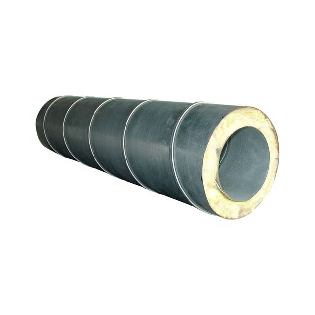 Single Wall Insulated Spiral Ductwork Duct Insulation Types High