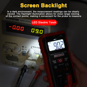 Profession elles Autorange Digital Multimeter Counts Voltmeter Tester für Elektriker Smart Bench Multimeter - Product Image 5