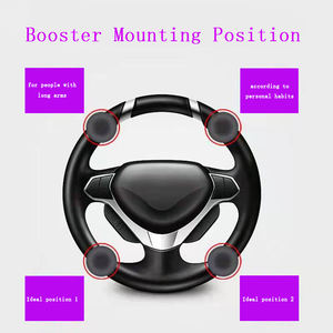 Kit d'intérieur créatif de boule de rappel de volant de voiture multifonctionnelle d'aide à la conduite à une main haut de gamme - Product Image 4