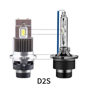 Universal-LED-Lichter D2S D4S Serie Scheinwerfer 12 V 6500 K Superheller D1 D2 D3 D4 Kit LED Auto-Scheinwerfer Glühbirne alles in einem