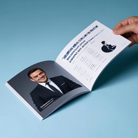 Brochure imprimée offset personnalisée Brochure de catalogue Flyer en carton ondulé et carton avec logo personnalisé