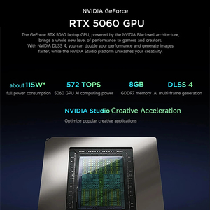 โน้ตบุ๊กธุรกิจส่วนบุคคล New YOGA Pro 16 Ultra7-255H 32GB 1TB GeForce RTX5060 หน้าจอ OLED 16 นิ้ว 2.8K 120Hz แบบไม่สัมผัส  ซีพียู Core Ultra7 - Product Image 5