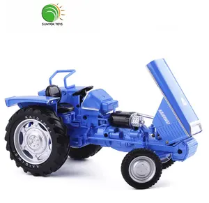 Modèles moulés sous pression de haute qualité, tracteur à échelle 1:18, modèle moulé sous pression, voitures jouets