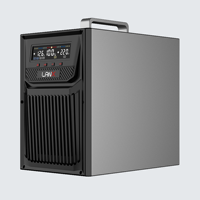 Centrale Électrique Solaire Portable 60Ah 768Wh LiFePO4 Onduleur à Onde Sinusoïdale Pure Contrôleur Solaire MPPT 1000W Démarreur de Secours Externe