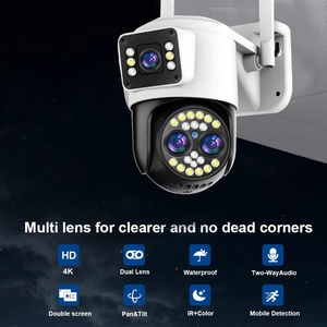 กล้อง Yoosee 4K 8MP สามเลนส์ จอคู่ ซูม 10 เท่า กล้องไร้สาย เสียงสองทาง ภาพสีกลางคืน กล้องกันน้ำสำหรับภายนอกอาคาร เชื่อมต่อ Wifi - Product Image 3