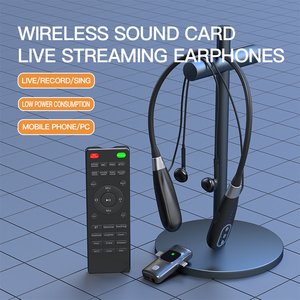 BT Headphones <strong>Wireless</strong> Recording Studio Audio Mixer Sound <strong>Card</strong> Handsfree Headband Headset Earphone Sports Gam Remote <strong>Control</strong> - Product Image 4
