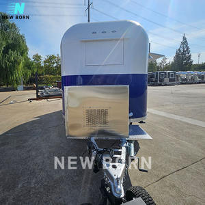 Op Maat Gemaakte Mobiele Hotdog Multifunctionele Foodkar Fast Food Truck Volledig Uitgerust Restaurant Street Pizza Food Trailer Snoep - Product Image 3