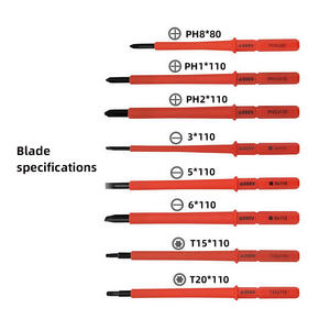 Isolierter Schraubendreher-Satz für Elektrowartung 10-teiliges Isoliertes Werkzeugset mit Steckschlüsseln und Zangen für Sicheren Elektriker-Einsatz - Product Image 4