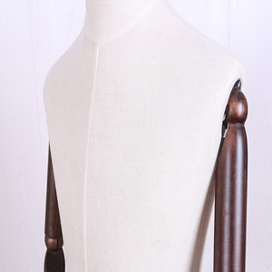 Venta al por mayor, barato, hecho en fábrica, lino, <span class=keywords><strong>busto</strong></span> grande, Torso masculino, <span class=keywords><strong>modista</strong></span> ajustable, maniquíes - Product Image 3