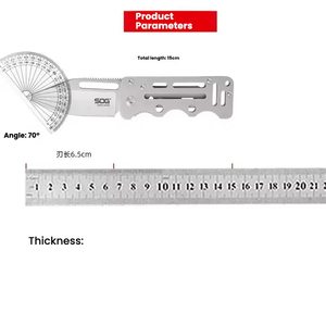 มีดพับพกพา EDC สแตนเลสอย่างดี ขายดี เหมาะสำหรับตั้งแคมป์ ล่าสัตว์ และกิจกรรมกลางแจ้งอื่นๆ - Product Image 6