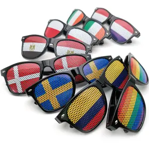 Готовые дешевые скрытной наклейкой для малышей носки с флагами стран линзы солнцезащитных очков с флагом Печать на холсте