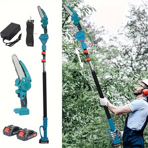 2-Meter High-Altitude Telescopic Pruning Shear and Chainsaw Kit With 2 Lithium Batteries, <b>Extension</b> <b>Rod</b>, Brushless Motor - Product Image 2