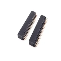 40 broches 2.54mm 0.10 "Pitch 2x20 Position double rangée PCB femelle Header Through Hole Straight Strip PC104 Spacer Height 11.0mm IPC
