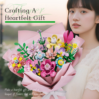 Woma Factory 13 Bouquet de Fleurs en Briques de Construction Jeu pour Enfants et Adultes Sans Papier Cadeau (11160)