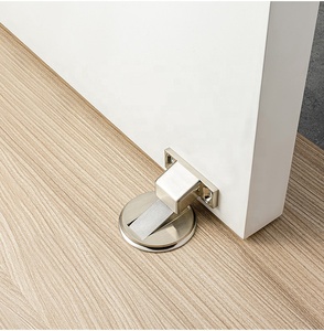 Anti-Collision en acier inoxydable/alliage de zinc support de <span class=keywords><strong>butée</strong></span> de porte <span class=keywords><strong>magnétique</strong></span> fort receveur protecteur mural résistance de porte <span class=keywords><strong>butée</strong></span> de porte - Product Image 1