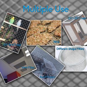 PACK de 2 treillis métallique 304 en acier inoxydable de 12x24 pouces, 4 entièrement soudés et faciles à couper, ce qui rend droit jamais - Product Image 3