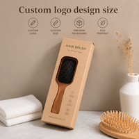 Boîte d'Emballage Brosse à Cheveux Vendeur Emballage de Soins des Cheveux Contenants et Emballage de Produits Capillaires
