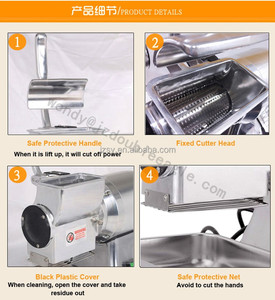 Machine à râper et à broyer le <span class=keywords><strong>fromage</strong></span> électrique à double tête, prix de gros, 60 kg/h, usage commercial - Product Image 3