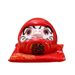 8*8*7,5 cm 3 pulgadas estatuilla japonesa regalo Lucky Piggy Bank Maneki Neko cerámica Bodhidharma Fortune <span class=keywords><strong>Daruma</strong></span> - Product Image 5