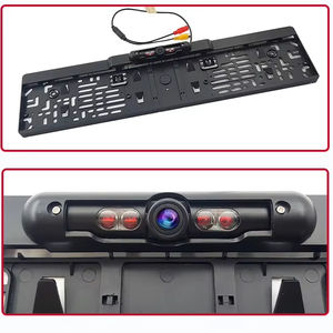 Plaque d'immatriculation européenne vue arrière caméra de recul haute définition Vision nocturne caméra de recul étanche vue arrière de voiture - Product Image 1