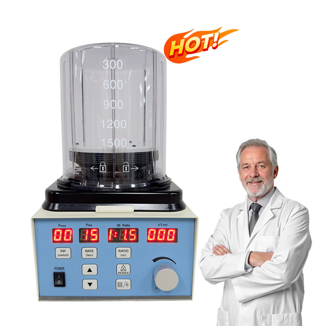 IN-V High Quality Small Animal Anesthesia Workstation Portable Veterinary Anesthesia Ventilator Machine