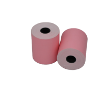 Rouleau de reçus thermiques pré-imprimés en couleur pour terminal de paiement, graphiques couleur clairs