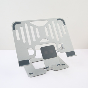 <span class=keywords><strong>Support</strong></span> pliable <span class=keywords><strong>portable</strong></span> en métal à hauteur réglable pour ordinateur <span class=keywords><strong>portable</strong></span>, creux et <span class=keywords><strong>ventilé</strong></span> pour la dissipation thermique - Product Image 2