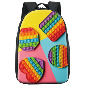 Thời Trang Cho Pop Nó Thần Tài Ba Lô Với Biểu Tượng Tùy Chỉnh Dot Mô Hình Trường Ba Lô Cho Cô Gái Và Trẻ Em - Product Image 6