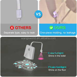 RGB Adjustable Color <strong>Light</strong> Projection Starry Sky Pattern Night <strong>Light</strong> Wall-Mounted <strong>Toilet</strong> Motion <strong>Sensor</strong> Modern Minimalist Design - Product Image 3