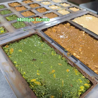 Vente en Gros Snacks Façon Chocolat de Dubaï Sauce Pistache Chocolat Noisette Millefeuille Chocolat Sandwich Noix Enrobées de Chocolat