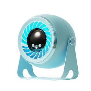 Diveblues Tốc Độ Cao Turbo Mini USB Máy Tính Để Bàn Fan 4500Rpm Nhựa Làm Mát Không Khí Fan Với Điều Khiển Kỹ Thuật Số Cho Ngoài Trời Và Xe Sử Dụng - Product Image 1