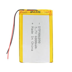 Batterie lithium-ion 906090 6000mAh 3.7V, fabrication OEM pour jouets, fournisseur direct de polymères - Product Image 1