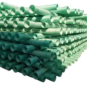 Factory customized fiberglass sewage pipe, fiberglass cable conduit