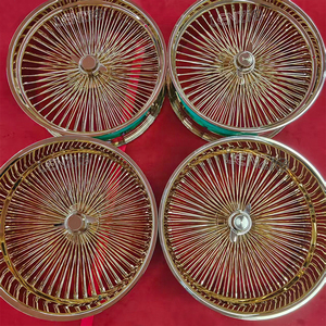 Nuevas Llantas de Aleación de Aluminio 2026 con Tapas Centrales Flotantes, Diseño Multirradio Cromado Dorado, Alto Rendimiento, 26 Pulgadas - Product Image 5