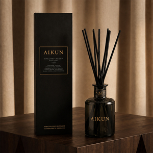 Aikun Hot Stamp Tall Box Any Scent Small Batch 3 Day Sample 7 Day Ship 105ml Long Lasting Black Round Glass <b>Reed</b> <b>Diffuser</b> Set - Product Image 1