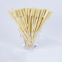 Brochettes de barbecue jetables en bambou, forme Teppo, 12 cm, vente en gros pour restaurants, personnalisation du logo, directement de l'usine