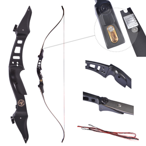 Arco Ricurvo Smontabile Little Prince 60" con Potenza di Tiro 20-50 libbre, Compatibile ILF per Caccia e Tiro al Bersaglio - Product Image 1