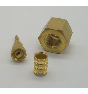 Áp lực cao Hose <span class=keywords><strong>Brass</strong></span> phù hợp TEE khuỷu tay khớp nối cho máy nén đơn vị - Product Image 3