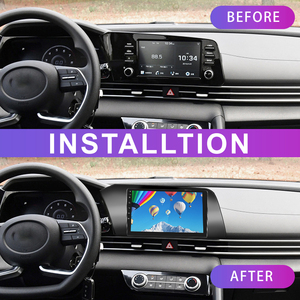 Podofo 9 inch Android Car Stereo DIN đôi 4 + 64 gam không dây Carplay Android tự động cho Hyundai Elantra 2021 IPS DSP GPS RDS <span class=keywords><strong>Wifi</strong></span> - Product Image 4